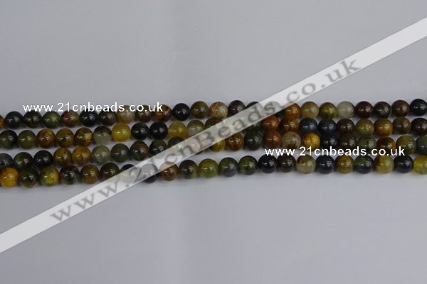 CRO901 15.5 inches 6mm round golden pietersite beads wholesale