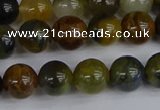 CRO903 15.5 inches 10mm round golden pietersite beads wholesale