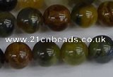 CRO904 15.5 inches 12mm round golden pietersite beads wholesale