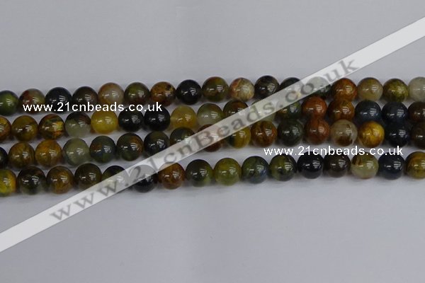 CRO904 15.5 inches 12mm round golden pietersite beads wholesale