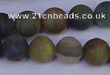 CRO913 15.5 inches 10mm round matte golden pietersite beads