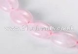 CRQ01 A grade 10*14mm oval natural rose quartz beads wholesale