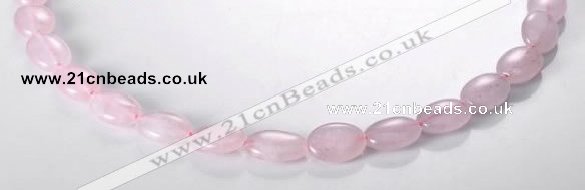 CRQ01 A grade 10*14mm oval natural rose quartz beads wholesale