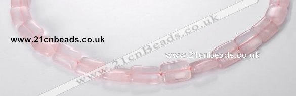 CRQ07 10*14mm rectangle A grade natural rose quartz beads