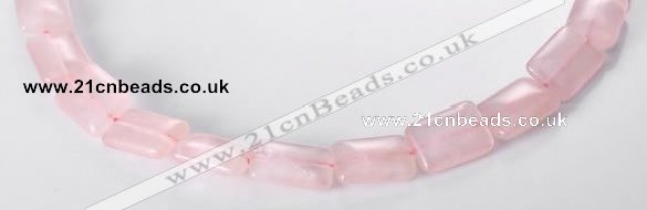 CRQ08 13*18mm rectangle A grade natural rose quartz beads