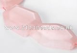 CRQ11 Freeform A grade natural rose quartz beads Wholesale