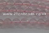 CRQ121 15.5 inches 6mm round natural rose quartz beads wholesale