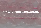 CRQ124 15.5 inches 12mm round natural rose quartz beads wholesale