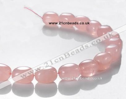 CRQ14 13*18mm egg-shaped A grade natural rose quartz beads