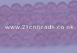 CRQ200 15.5 inches 4mm round Mozambique rose quartz beads