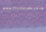 CRQ201 15.5 inches 6mm round Mozambique rose quartz beads