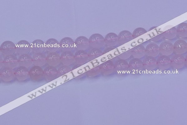 CRQ205 15.5 inches 14mm round Mozambique rose quartz beads