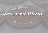 CRQ237 15.5 inches 22*30mm oval rose quartz beads wholesale