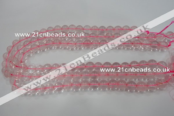 CRQ310 15.5 inches 10mm round natural rose quartz beads