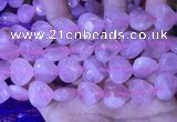 CRQ435 15.5 inches 16*16mm faceted heart rose quartz beads wholesale