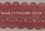 CRQ451 15.5 inche 6mm round A grade Madagascar rose quartz beads