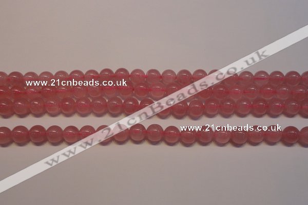 CRQ451 15.5 inche 6mm round A grade Madagascar rose quartz beads