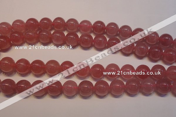 CRQ464 15.5 inche 12mm round AA grade Madagascar rose quartz beads