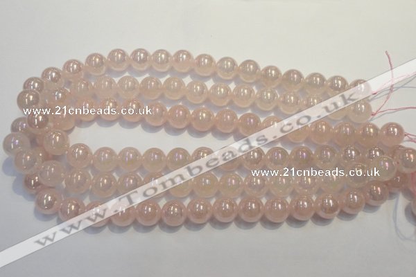 CRQ503 15.5 inches 10mm round AB-color rose quartz beads