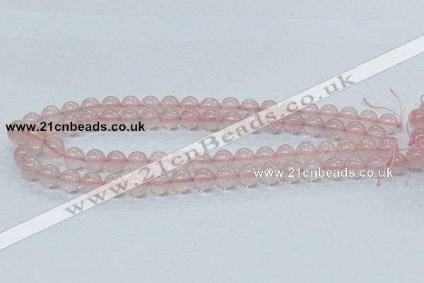 CRQ52 15.5 inches 10mm round natural rose quartz beads wholesale