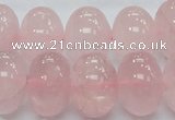 CRQ56 15.5 inches 14*20mm rondelle natural rose quartz beads