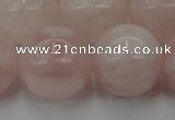 CRQ676 15.5 inches 16mm round rose quartz beads wholesale