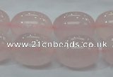 CRQ68 15.5 inches 16*20mm egg-shaped natural rose quartz beads