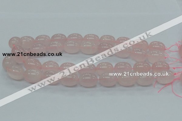 CRQ68 15.5 inches 16*20mm egg-shaped natural rose quartz beads