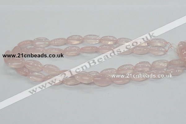 CRQ77 15.5 inches 12*20mm oval natural rose quartz beads wholesale