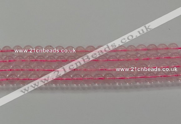 CRQ850 15.5 inches 6mm round natural rose quartz gemstone beads