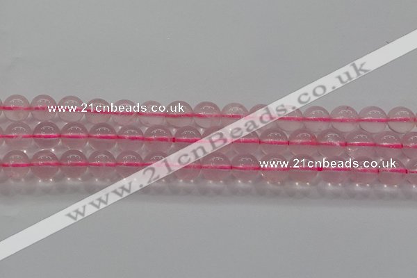 CRQ851 15.5 inches 8mm round natural rose quartz gemstone beads