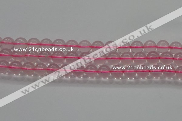 CRQ856 15.5 inches 8mm round natural rose quartz gemstone beads