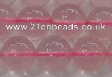 CRQ857 15.5 inches 10mm round natural rose quartz gemstone beads