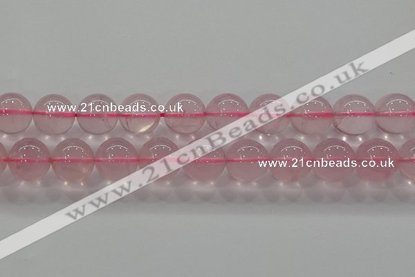 CRQ858 15.5 inches 12mm round natural rose quartz gemstone beads