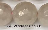 CRQ868 15 inches 12mm faceted round AB-color rose quartz beads