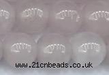 CRQ887 15 inches 8mm round rose quartz beads, 2mm hole