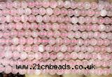 CRQ916 15 inches 4mm round Madagascar rose quartz beads wholesale