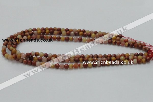 CRS02 15.5 inches 6mm round rainbow stone beads wholesale