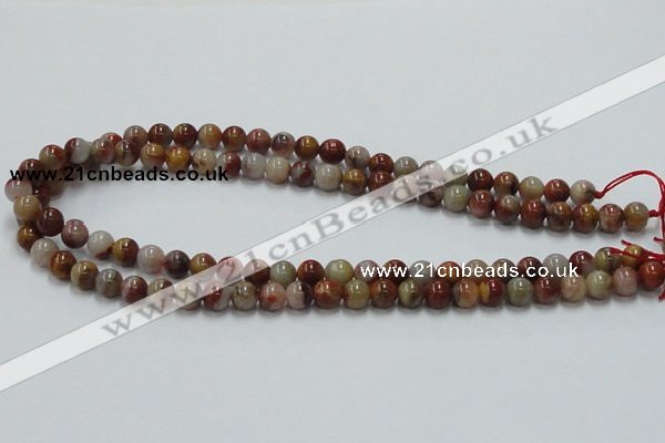 CRS03 15.5 inches 8mm round rainbow stone beads wholesale