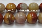 CRS05 15.5 inches 14mm round rainbow stone beads wholesale