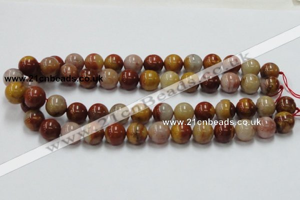 CRS05 15.5 inches 14mm round rainbow stone beads wholesale