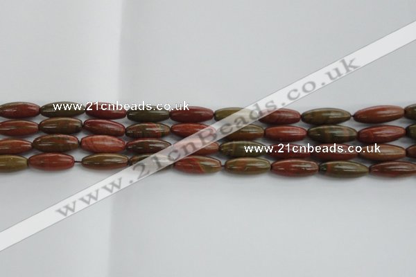 CRS100 15.5 inches 8*20mm rice rainbow jasper stone beads