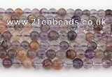 CRU1010 15.5 inches 6mm round mixed rutilated quartz beads