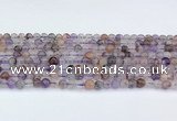 CRU1011 15.5 inches 5mm round mixed rutilated quartz beads