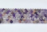 CRU1012 15.5 inches 6mm round mixed rutilated quartz beads