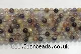 CRU1030 15.5 inches 6mm round mixed rutilated quartz beads wholesale