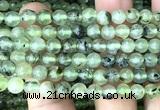 CRU1116 15 inches 6mm round prehnite gemstone beads wholesale