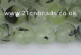 CRU804 15.5 inches 12mm faceted round prehnite gemstone beads