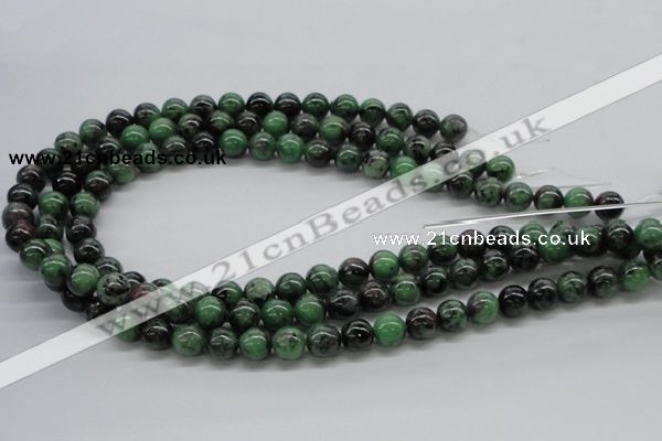 CRZ03 15.5 inches 10mm round ruby zoisite gemstone beads Wholesale