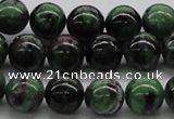 CRZ04 15.5 inches 12mm round ruby zoisite gemstone beads Wholesale